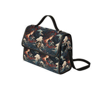 Woman of the sea satchel handbag Canvas Bag