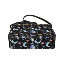 Load image into Gallery viewer, Moon and stars satchel handbag Bag
