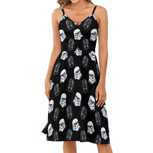 Load image into Gallery viewer, Bad guys helmet strappy summer dress plus size
