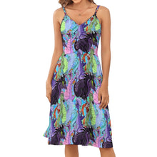 Load image into Gallery viewer, Cartoon dragons dress
