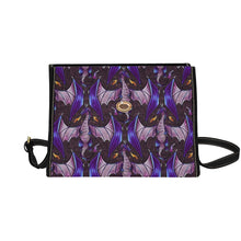 Load image into Gallery viewer, Purple dragon satchel handbag Bag
