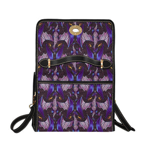 Purple dragon satchel handbag Bag