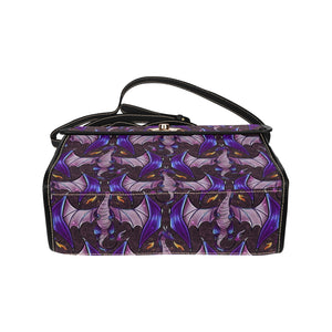 Purple dragon satchel handbag Bag