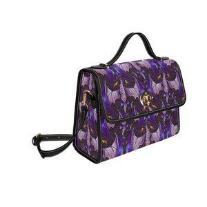 Purple dragon satchel handbag Bag