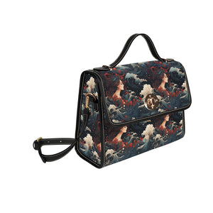 Woman of the sea satchel handbag Canvas Bag