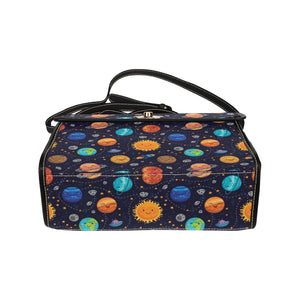 Happy Planets Canvas Satchel Bag