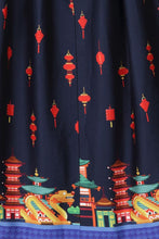 Load image into Gallery viewer, Singapore dragon Dirdle dress- Lady Vintage - Pigeon Overlord
