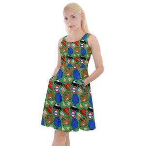 Marmalade bear print dress