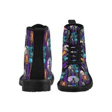 Load image into Gallery viewer, Nevermore Lace Up Canvas Boots
