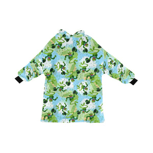 Frog puppet Blanket Hoodie