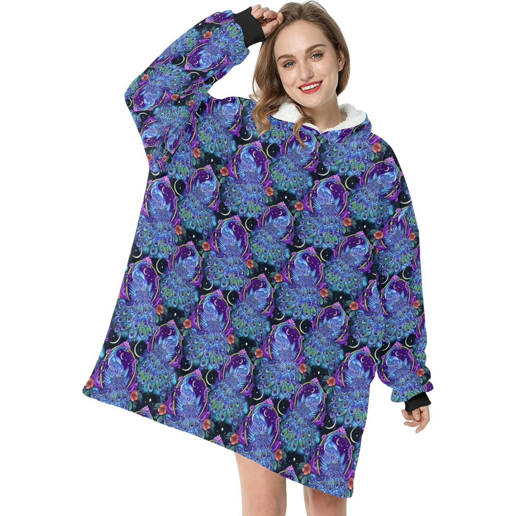 Peacock Blanket Hoodie