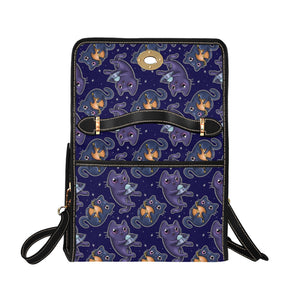 Cats in space Canvas Satchel Bag