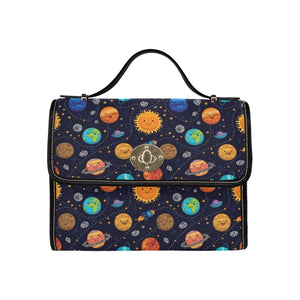 Happy Planets Canvas Satchel Bag