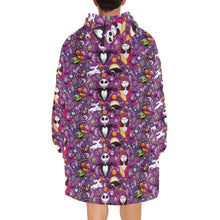 Load image into Gallery viewer, Jack and Sally Blanket Hoodie
