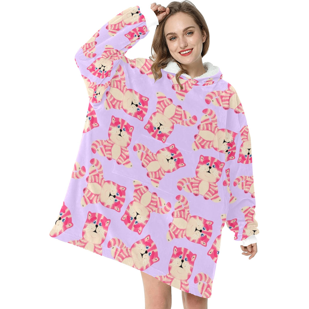 Bagpuss Blanket Hoodie