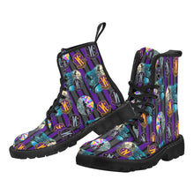 Load image into Gallery viewer, Nevermore Lace Up Canvas Boots
