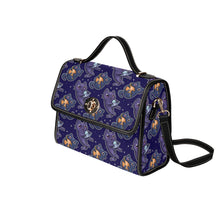 Load image into Gallery viewer, Cats in space Canvas Satchel Bag
