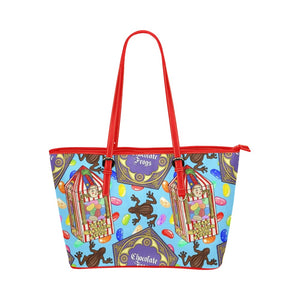 Wizard Sweets Leather Tote Bag