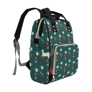 Moon fox and rabbit Multi-Function Backpack