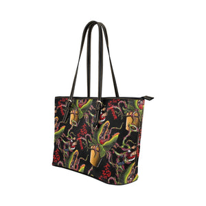 Feed Me Seymour Leather Tote Bag