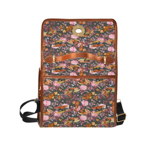 Red Panda Canvas Satchel Bag