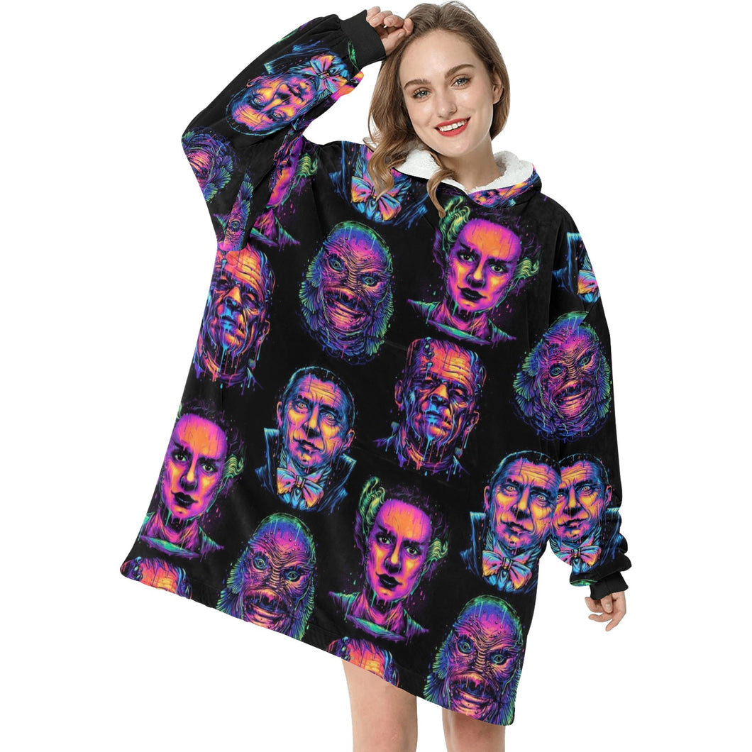 Monsters Blanket Hoodie