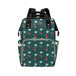 Moon fox and rabbit Multi-Function Backpack