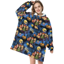 Load image into Gallery viewer, Sanderson sisters Blanket Hoodie
