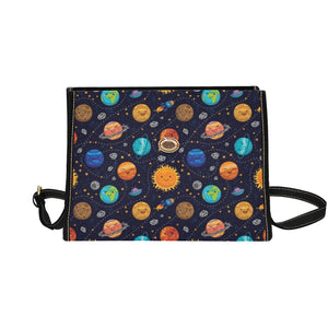 Happy Planets Canvas Satchel Bag