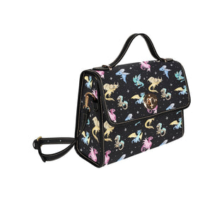 Baby Dragon Canvas Satchel Bag