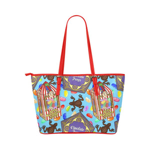 Wizard Sweets Leather Tote Bag