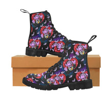 Load image into Gallery viewer, The Count Lace Up Canvas Boots
