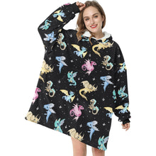 Load image into Gallery viewer, Dragon Blanket Hoodie
