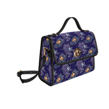 Load image into Gallery viewer, Cats in space Canvas Satchel Bag
