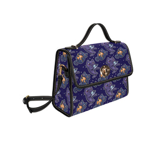 Cats in space Canvas Satchel Bag