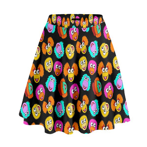 Fraggles high waisted skater skirt