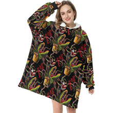 Load image into Gallery viewer, Little shop of horrors Blanket Hoodie
