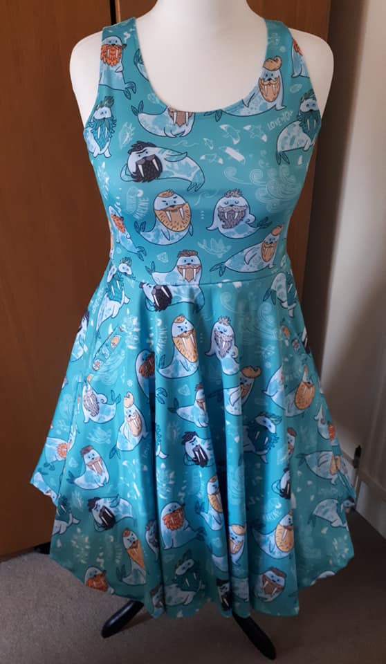 Hipster walrus skater dress (Size S)