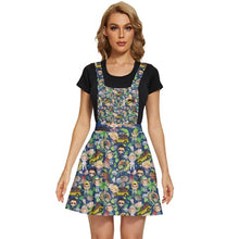 Load image into Gallery viewer, Dinosaur park Pinafore apron dress
