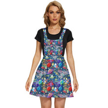 Load image into Gallery viewer, Space adventures Pinafore apron dress
