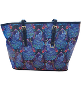 Load image into Gallery viewer, Peacock tote handbag
