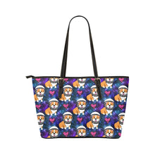 Load image into Gallery viewer, Space Dog Leather Tote Bag
