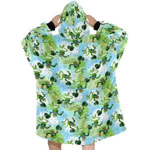 Frog puppet Blanket Hoodie