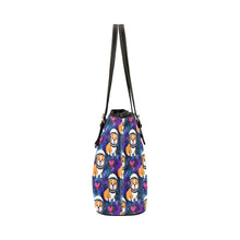 Load image into Gallery viewer, Space Dog Leather Tote Bag
