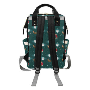 Moon fox and rabbit Multi-Function Backpack