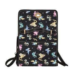 Baby Dragon Canvas Satchel Bag