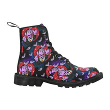 Load image into Gallery viewer, The Count Lace Up Canvas Boots
