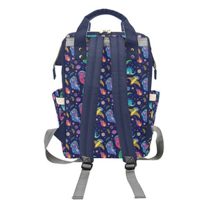 Dinosaurs in space Multi-Function Backpack