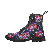 Load image into Gallery viewer, The Count Lace Up Canvas Boots
