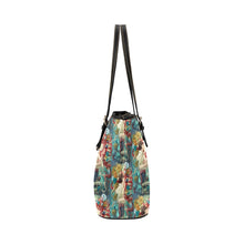 Load image into Gallery viewer, Mermaid kisses Leather Tote Bag
